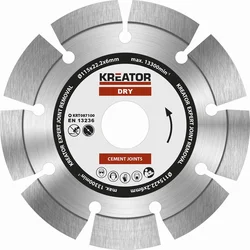 Kreator KRT087100 - Diamantový brúsny kotúč 115mm EXPERT 6mm SEGMENT