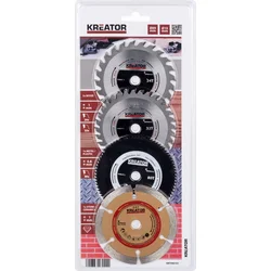 Kreator KRT090101 - Sada listov 89mm pre ponorné píly 4ks