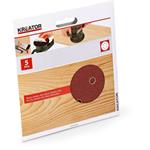Kreator KRT230003 - 5x Brusný papír 115 mm G40