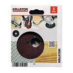 Kreator KRT250506 - 5x brúsny kotúč pre uhlové brúsky 125 mm G100