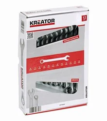 Kreator KRT500009 - Sada kľúčov s očkom/otvoreným 8-22mm 12ks