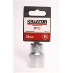 Kreator KRT502012 - 1/2" Nástrčná hlavice (ořech) 21mm