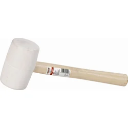 Kreator KRT904005 - Gumená palička biela 700g - Drevená rukoväť