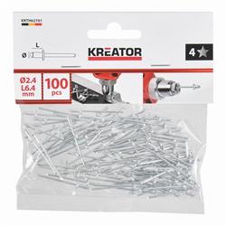 Kreator KRTH62701 - Odtrhávacie nity 2,4x6,4mm 100ks