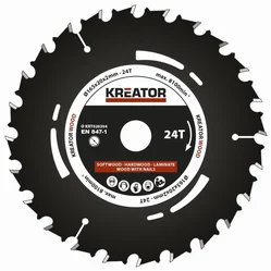 Kreator Pilový kotouč pro ponorné pily 165mm 24T KRT020304 - Příslušenství k nářadí