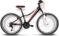 Kross 2017 24" Hexagon Replica black/red glossy