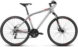Kross 2017 28" Evado 4.0 S/17" graphite/silver/red matt
