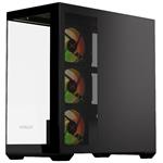 Krux skříň Exo / ATX / 4x120mm RBG fan / 2xUSB 2.0 / USB-C / tvrzené sklo / černá