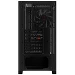 Krux skříň Palum / ATX / 2x120 mm fan / 2xUSB 2.0 / USB-C / dřevěné elementy / temperované sklo / černá