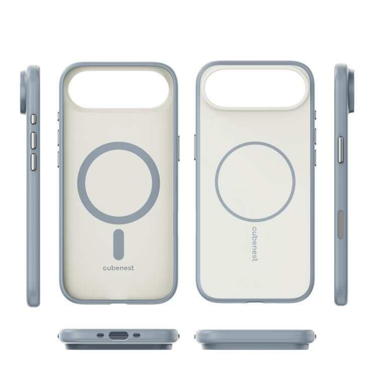 Kryt Cubenest pre iPhone Air s podporou MagSafe matný béžový