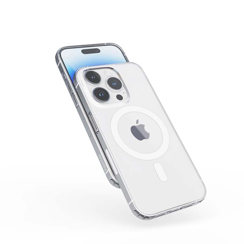 Kryt Epico Resolve pre iPhone 14 Plus s podporou MagSafe - priehľadný