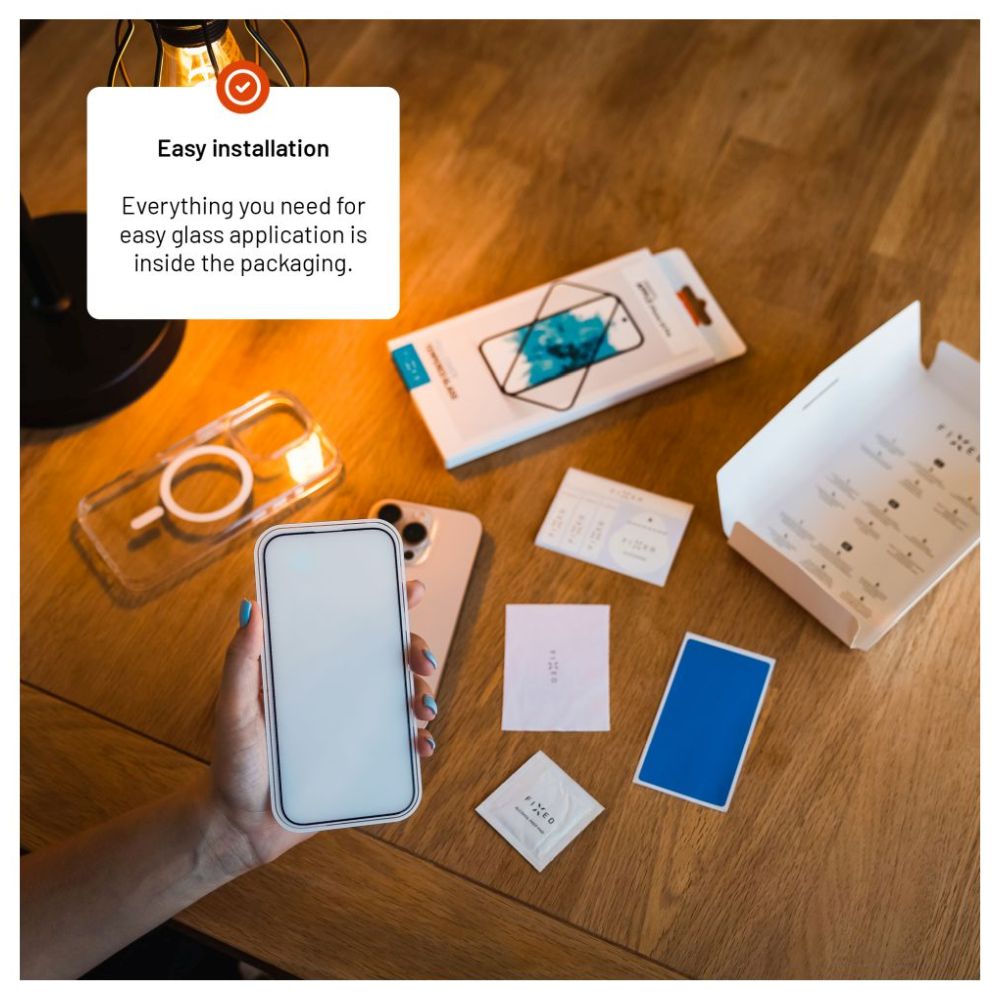 Kryt FIXED Full-Cover pre Motorola Moto G55 5G, čierny