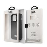 Kryt Karl Lagerfeld Saffiano Plaque pre iPhone 13 Pro Black