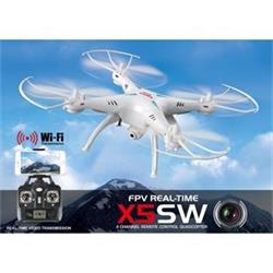 Kvadrokoptéra Syma X5SW s on-line přenosem orazu bílá perleť