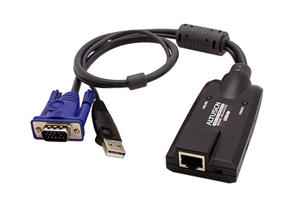 KVM modul k přepínači počítačů přes TP (VGA / USB), až 40m (KA7570)