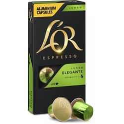 L'OR ESPRESSO Lungo Elegante Kapsle pro espressa Nespresso, 10 ks