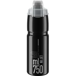 Lahev Elite  Jet Plus 750ml,  černá/šedé logo / bidon