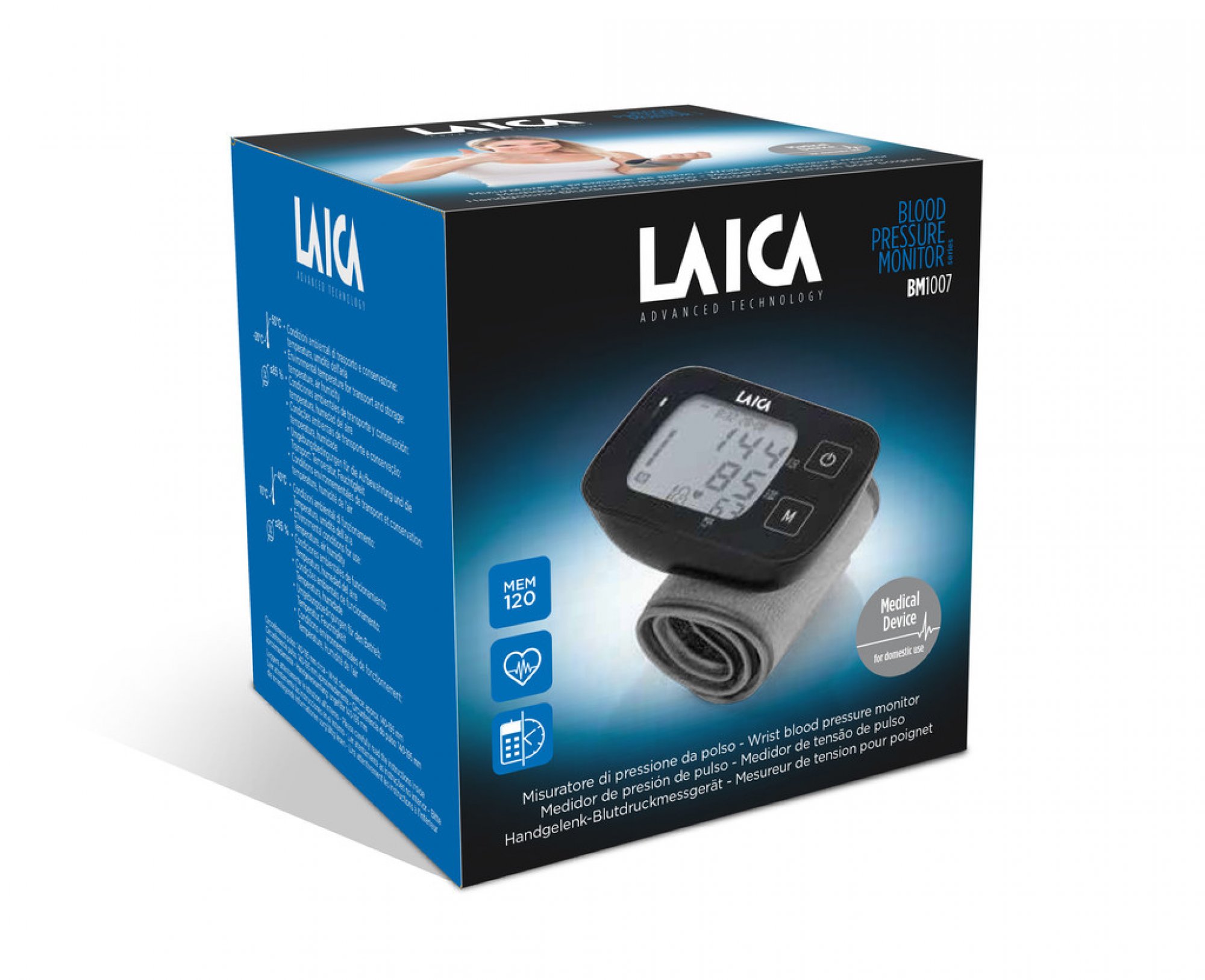 Laica BM1007 Automatický monitor krevního tlaku na zápěstí