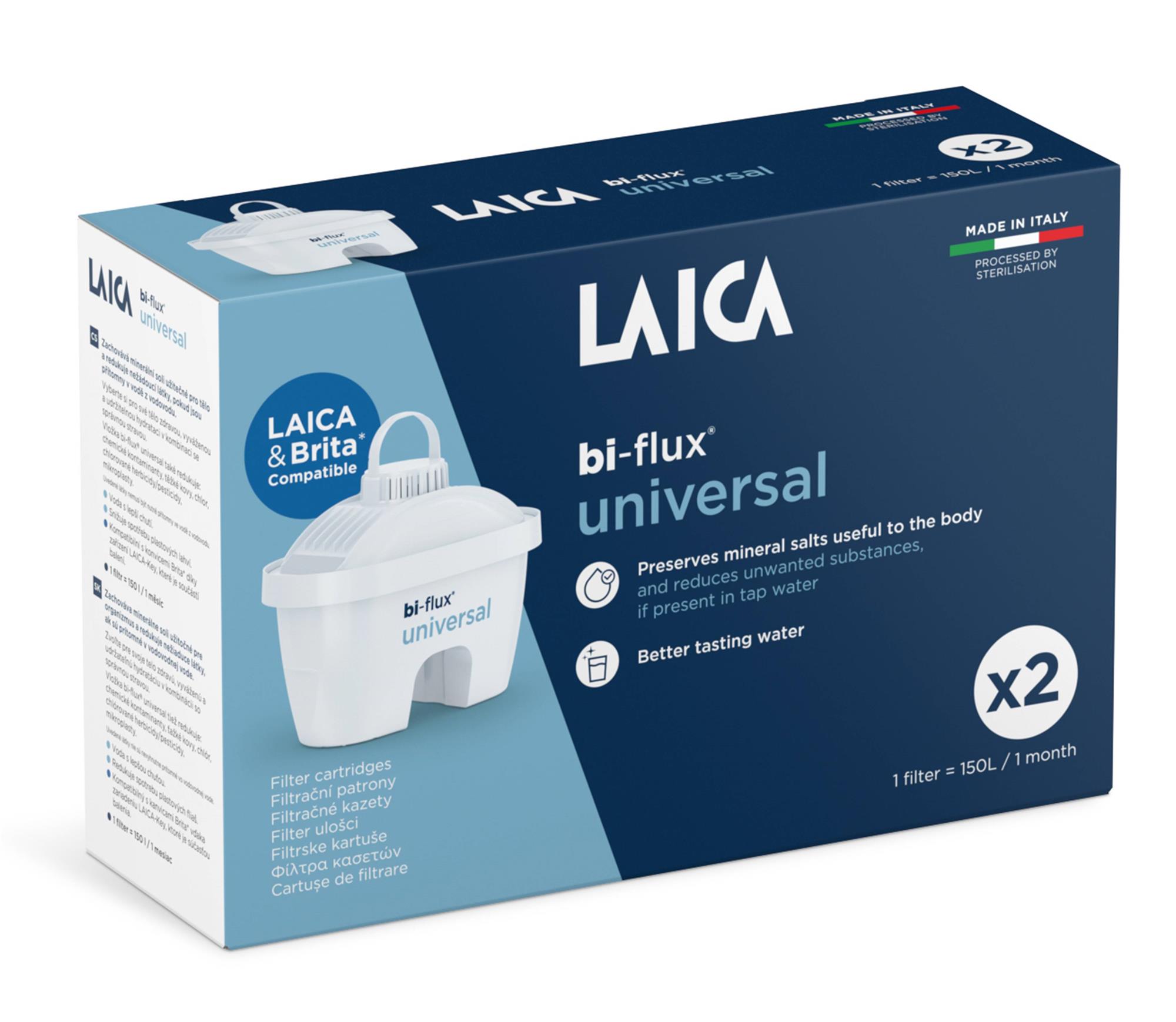 Laica F2L Bi-Flux Universal Slim, 2ks
