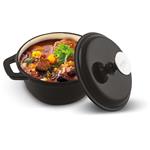Lamart LT1207 Litinový hrnec se smaltovaným povrchem IRON, 18 cm