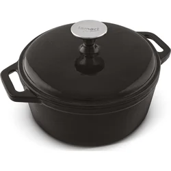 Lamart LT1208 Litinový hrnec se smaltovaným povrchem IRON, 21,5 cm