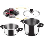Lamart LT1230 Sada tlakových hrnců STEAM, 4+7l