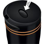 Lamart LT4051 Termohrnček MANQ, 360 ml, čierno-oranžový