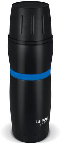 Lamart LT4053 Termoska CUP 480 ml, čierno-modrá