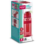 Lamart LT4060 Športová fľaša 0,7 l STRAW, červená