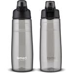 Lamart LT4062 Športová fľaša 0,7 l LOCK, čierna