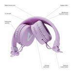 LAMAX Beat Blaze2 náhlavní sluchátka, USB-C, růžová