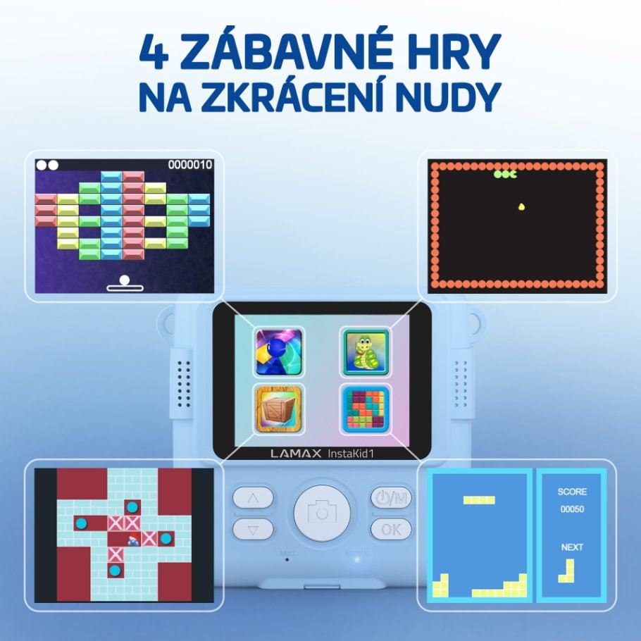 LAMAX InstaKid1, modrý