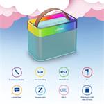 LAMAX KaraokeKid1, bluetooth reproduktor a mikrofón, modrý