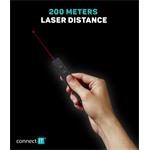 Laserové ukazovadlo Connect IT (batéria AAA), čierne