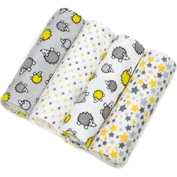 Látkové plienky T-TOMI Grey Hedgehogs