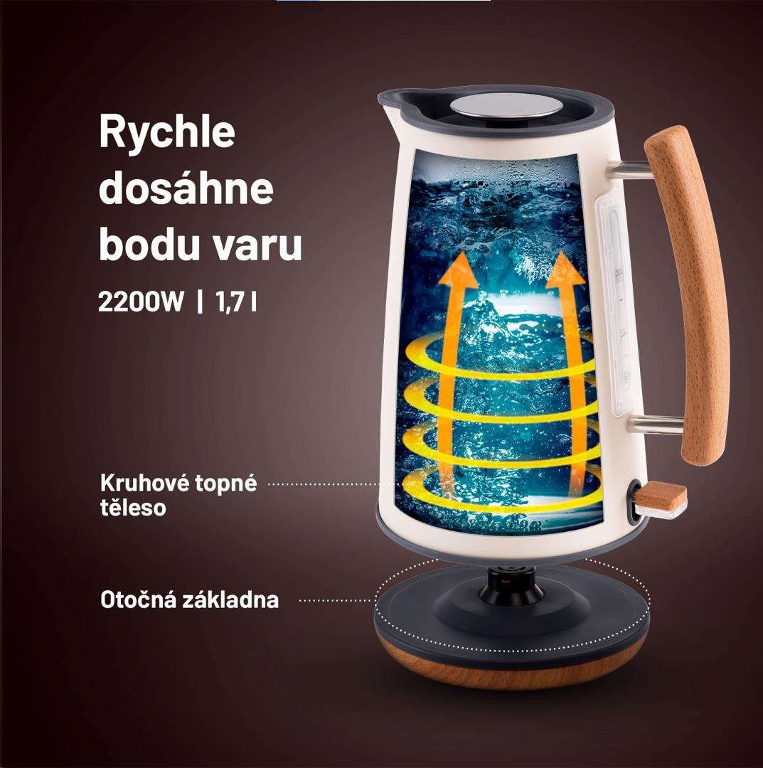Lauben Electric Kettle 17CR - rýchlovarná kanvica