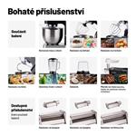 Lauben Kitchen Machine 1200WT - multifunkčný kuchynský robot, biely