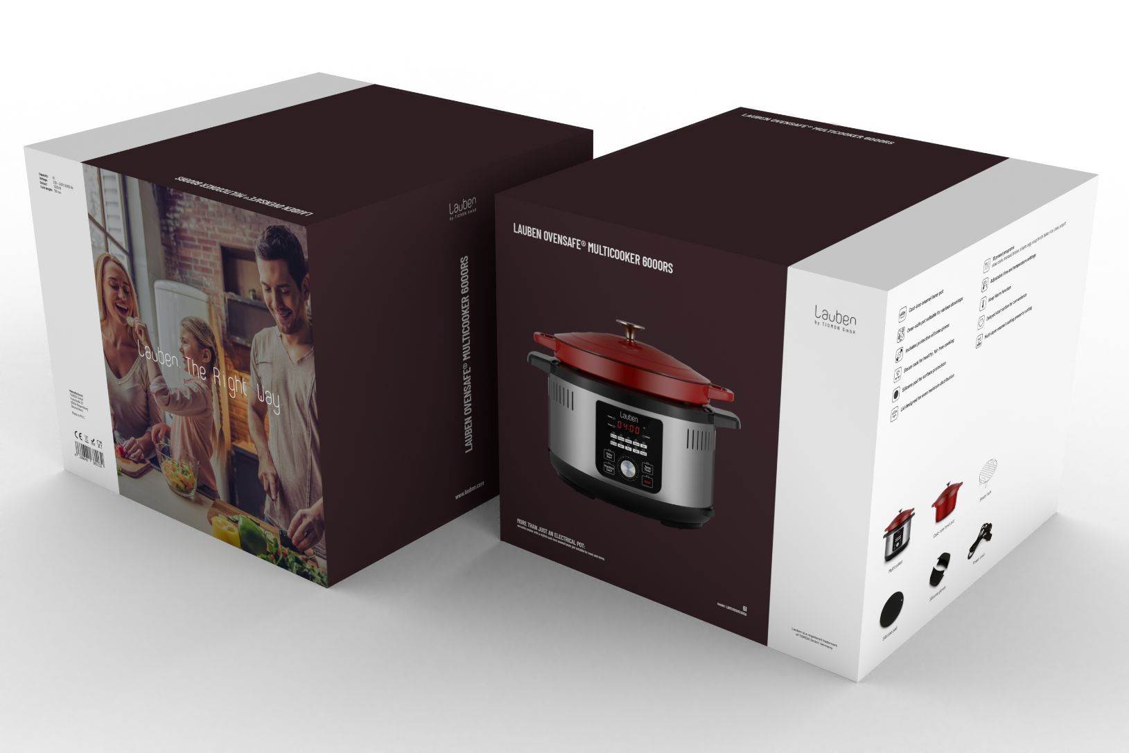 Lauben OvenSafe® Multicooker 6000RS - multifunkční hrnec