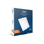 LED panel GETI GCP18S 18W štvorcový
