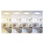 LED panel RIVI 60×60, štvorcový zapustený biely, 36 W, stmievateľný, so zmenou CCT, UGR