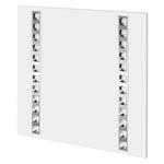 LED panel TROXO 60×60, štvorcový zapustený biely, 36W, neutrálna biela, UGR