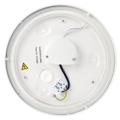 LED přisazené svítidlo CORI, kruhové bílé 22W teplá b., IP44