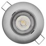 LED reflektor SIMMI strieborný, kruh 5W teplá biela