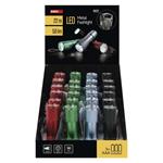 LED ručná kovová baterka P3848A, 50 lm, 3× AAA, 1 ks, vystavená krabička