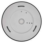 LED svietidlo NEXXO, okrúhle, čierne, 12,5 W, so zmenou CCT