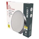 LED svietidlo NEXXO, okrúhle, strieborné, 28,5 W, so zmenou CCT