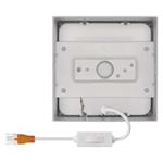 LED svietidlo NEXXO, štvorcové, biele, 7,6 W, so zmenou CCT