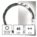 LED vánoční nano řetěz zelený, 4 m