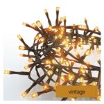 LED vianočná reťaz - ježko, 12 m, interiér a exteriér, vintage, časovač