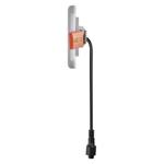 LED vstavané svietidlo VIXXO, štvorcové, biele, 6W neutr. b., IP65
